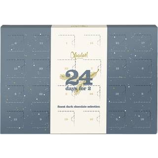 Xocolatl Julekalender for 2 Dark, 400g