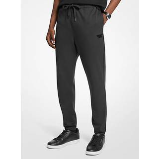 MK Cotton Blend Jogger - Black - Michael Kors - L