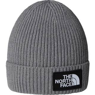 The North Face Kids' TNF Logo Box Cuffed Beanie TNF Medium Grey Heather, OneSize