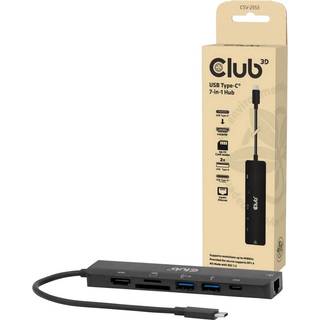 Club 3D 7-in-1 USB-C Hub HDMI 4K60Hz 100W