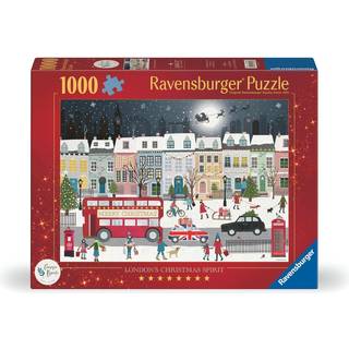 Ravensburger Puslespil 1000 brikker - Londons julestemning