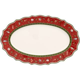 Villeroy & Boch Toy's Delight serveringsfad M 23,5x38 cm Hvid-rød