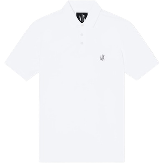 Armani Exchange Polo T Shirt Off White