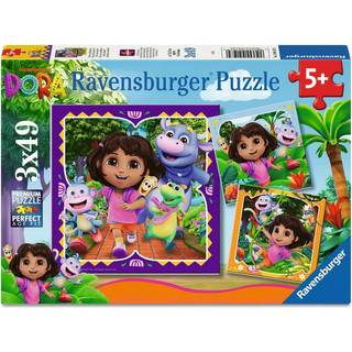 Ravensburger Dora Udforskeren Puslespil 3x49 Brikker