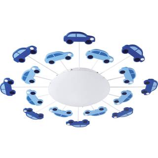 Eglo Viki 1 loftlampe med blå biler Ø63 cm