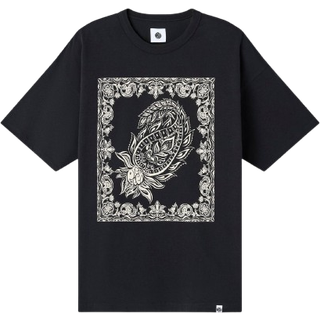 Pretty Green Parthian Print T Shirt Black