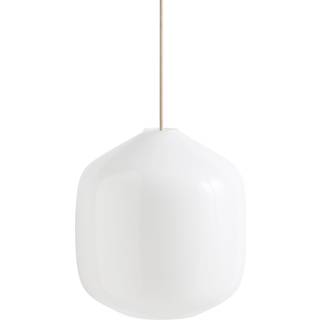 HAY Aspekt Buoy Glass Pendant Pendel Ø300 White & Beton Grey