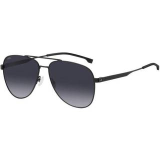 Hugo Boss Mand BOSS 1641/S 003/9O Solbriller Stål Sort-opaque Grå Pilot Skygge