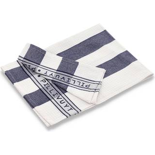 Viskestykke 90 x 60 cm Blå/Hvid