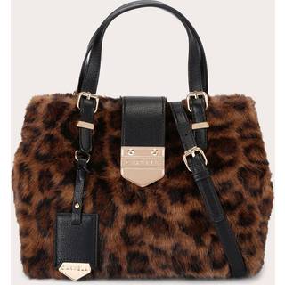 Carvela Carvela Animal Maria Mini Faux Fur Bag