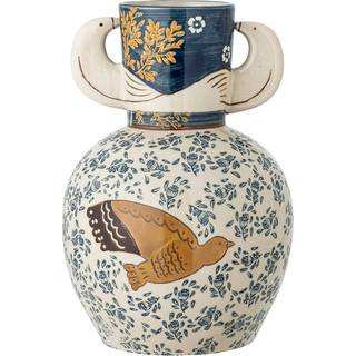 Bloomingville Hezha Vase - Vaser Stentøj Blå - 82062694