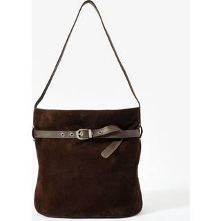 Mint Velvet Mint Velvet Brown Maci Suede Bucket Bag