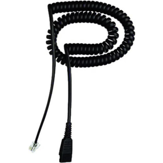 Cable QD Curled P6 - 2.0 m - 4P
