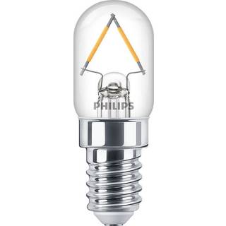 Philips LED pære T20 1,5W/827 (15W) klar E14