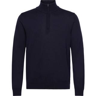 J.Lindeberg Kiyan Merino Half Zip Navy