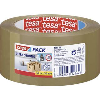 tesa pack Ultra Strong Packaging Tape 66m x 50mm Brown