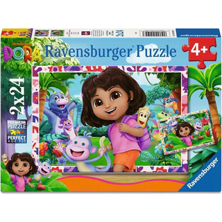 Ravensburger Dora Udforskeren Puslespilpakke 2x24 brikker