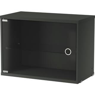 Vitrine skab String System med svingglasdør, B 58 x D 30 cm