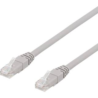 DELTACO U / UTP Cat6a patch cable, LSZH, 10m, gray