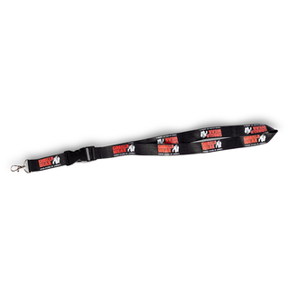 Eloy Lanyard, black/red, Gorilla Wear