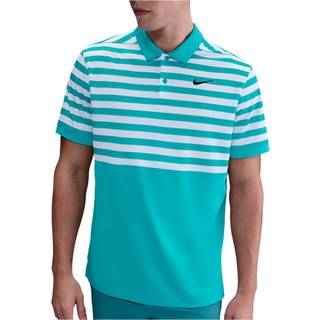 Nike Golf Polo Dri-Fit Victory Colour Blocked, turkis/hvid
