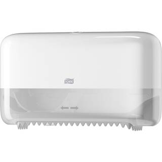 TORK Dispenser Toiletpapir T7 Hvid OptiServe Twin uden hylse (558040)