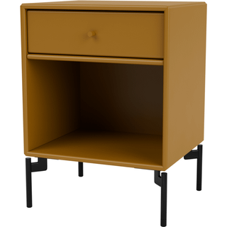 Montana DREAM sengebord med ben - 142 Amber (8-12 ugers Levering) - Black