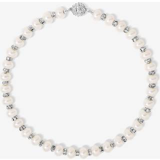 Jon Richard Jon Richard Tone Knyttet 8mm Perlehalskæde