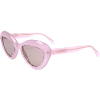 Moschino MOS163/S 35J/U1 55 Solbriller Kvinder Lyserød - Transparent Pink - 55mm