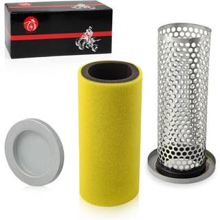 Luftfilter & styreburh?ttes?t kompatibel med Yamaha Rhino 450 660 YXR450 YXR660 2004-2009