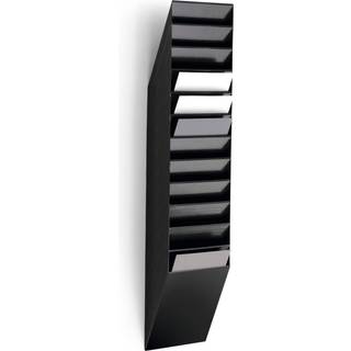 Durable Flexiboxx brochureholder A4 12-fag stående sort