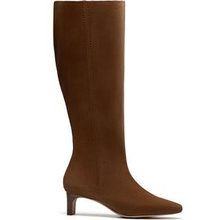 Clarks Clarks Brown Walnut Suede Edina Tall Boots