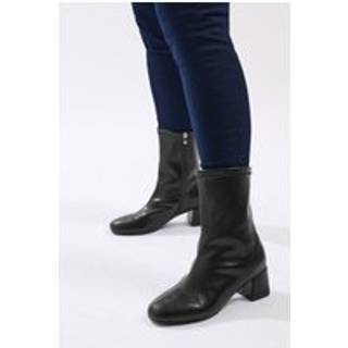 Yours Curve Yours Curve Black Extra Wide Fit Block Stretch Boots