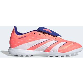 Predator League-støvler med foldbar pløs til græs - Signal Coral / Cloud White / Beam Orange - 44