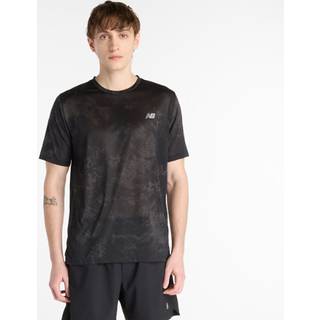New Balance Athletics Printed T-Shirt Løbeshirt Herrer størrelse XXL farve grå/sort