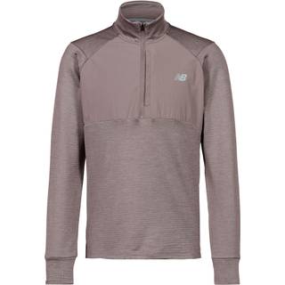 New Balance Athletics Heat Grid 1/2 Zip Sweat& træningsjakke Herrer størrelse L farve brun