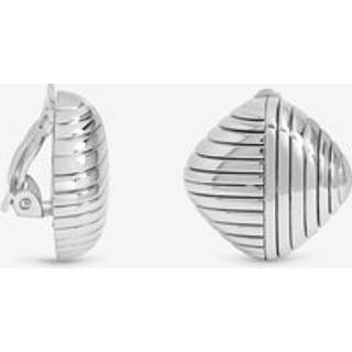 Jon Richard Jon Richard Forgyldte Ridge Firkantede Klipsøreringe