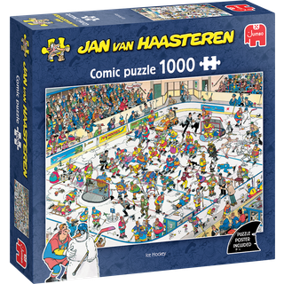 Genoptrykt Puslespil af JVH "Ice Hockey" 1000 Brikker