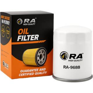 RA-9688 Motoroliefilter 15K Mile Skift Biludskiftningsinterval Spin-On for udvalgte modeller Acura Dodge Ford Honda Hyundai Isuzu Kia Mazda Mitsi