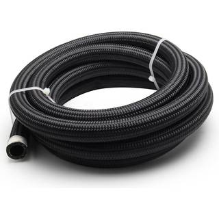 YIUIY 10AN 5/8"""" 10FT Brndstofledningsslange CPE flettet nylon rustfrit stl til brndstof Diesel Olie Klevske Transmission Oil Cooler Line K