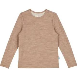 Finkid Kid's Taamo Soft Merino undertøj Børn størrelse 110/120 farve beige/brun