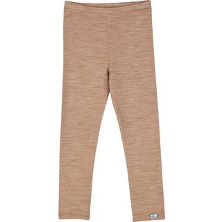 Finkid Kid's Leikki Soft Merino undertøj Børn størrelse 100/110 farve beige/brun