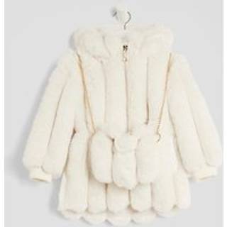 River Island River Island Fur Coat & Bag