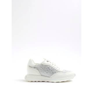 River Island River Island Diamante Mesh Løber-sneakers