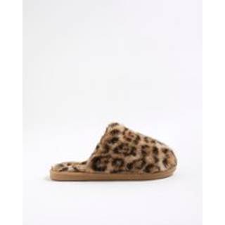 River Island River Island Oversize Fur Mule-Sutsko