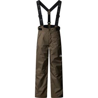 The North Face Teen's Snowquest Suspender Pant Skibukser Børn størrelse XXL farve brun