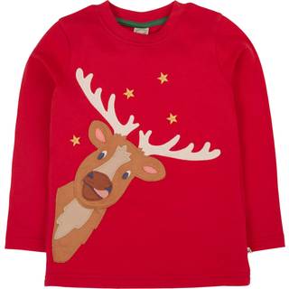 Frugi Frugi Red Terrific Christmas Circular T-Shirt