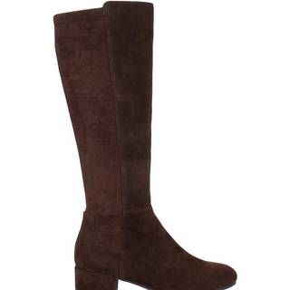 Dune London Dune London Dark Brown Wide Fit Tayla Smart Stretch High Leg Boots