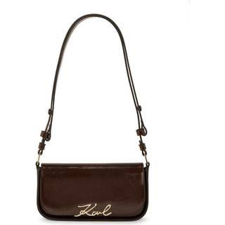 Karl Lagerfeld K/Signature Skuldertaske mørkebrun
