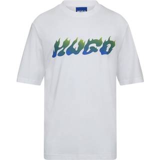 HUGO Blue Napolux T Shirt White